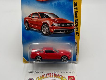 2009 Hot Wheels New Models #41 2010 Ford Mustang GT Red 23G Online Sale