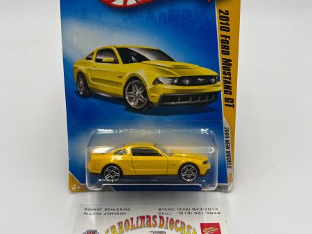 2009 Hot Wheels New Models #41 2010 Ford Mustang GT Yellow 24C Supply