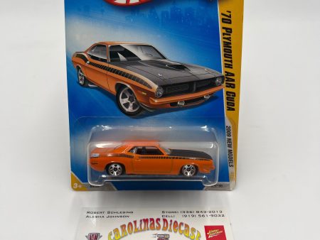 2009 Hot Wheels New Models #29 70 Plymouth AAR Cuda Orange 48F Fashion