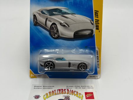 2009 Hot Wheels New Models #34 Fast Felion Silver BB8 Hot on Sale