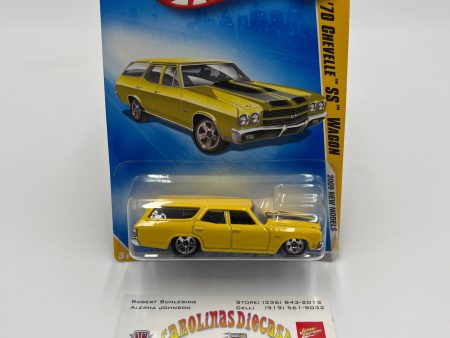 2009 Hot Wheels New Models #19 70 Chevelle SS Wagon Yellow 10H For Cheap