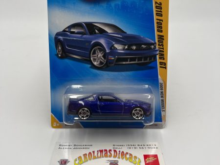 2009 Hot Wheels New Models #41 2010 Ford Mustang GT Blue 24C For Discount