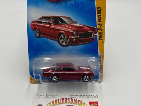 2009 Hot Wheels New Models #23 Custom V-8 Vega Red 9i Hot on Sale