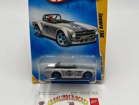 2009 Hot Wheels New Models #33 Triumph TR6 Silver 67B For Discount