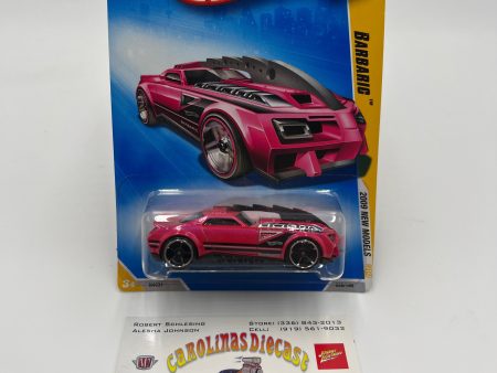 2009 Hot Wheels New Models #28 Barbaric Pink CC8 For Cheap