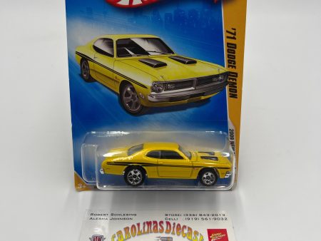 2009 Hot Wheels New Models #13 71 Dodge Demon Yellow 50C Fashion