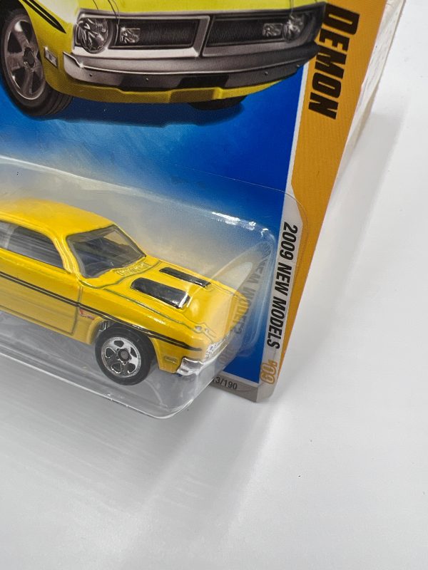 2009 Hot Wheels New Models #13 71 Dodge Demon Yellow 50C Fashion