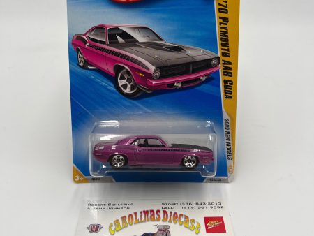 2009 Hot Wheels New Models #29 70 Plymouth AAR Cuda Magenta 47G Online now