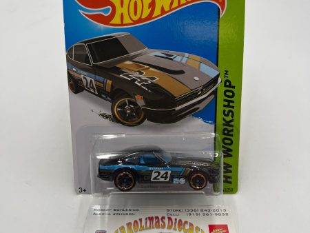 2015 Hot Wheels Workshop #243 Datsun 240Z Black 87F Supply