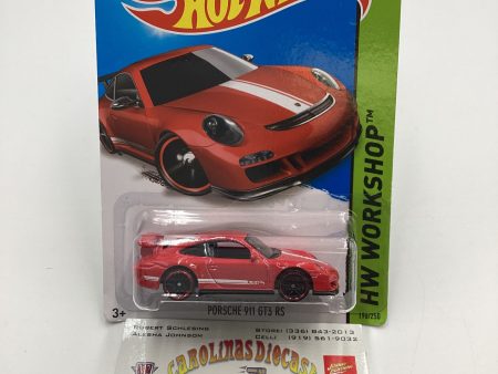 2015 Hot Wheels #196 Porsche 911 GT3 Red 99B For Discount