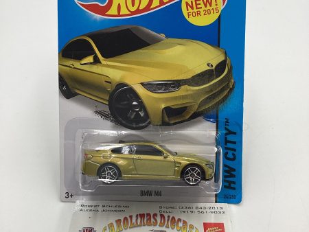 2015 Hot wheels #24 BMW M4 Gold For Discount