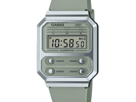 Men s Watch Casio A100WEF-3AEF (Ø 33 mm) Hot on Sale