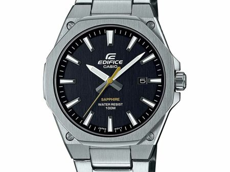 Men s Watch Casio SLIM LINE Black Silver (Ø 40 mm) Online Sale