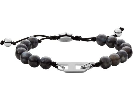 Men s Bracelet Diesel BEADS Stainless steel Online Sale